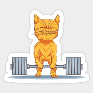 WORKOUT: Cat Deadlift Sticker